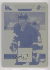 2021-22 Leaf Pro Set Blaster Printing Plate Yellow 1/1 Igor Larionov HOF 0c3