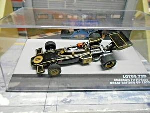 F1 LOTUS 72D 72 D FORD COSWORTH GB Gran Bretagna GP 1972 #8 Fittipaldi IXO Altaya 1:43 - Foto 1 di 3