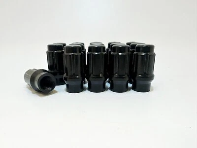 20 tuercas negras extendidas Spline 7/16-20 para Pontiac Firebird GTO Grand Am Foto 1 de 4