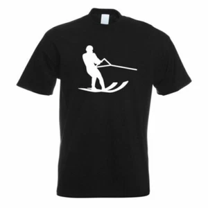 Ski Nautique Sportif Figurine T-Shirt Impression Haut Fun Design Imprimé - Foto 1 di 19