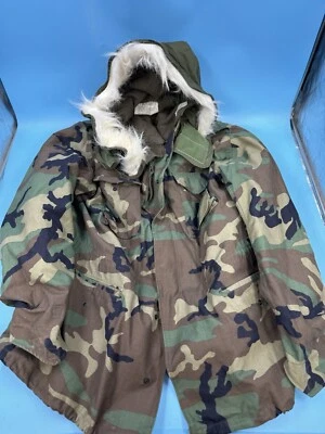 Rothco-Ultra Force U.S. Army Men's Field Coat Camo sz. X-Large With FauxFur Hood - Image 1 of 4