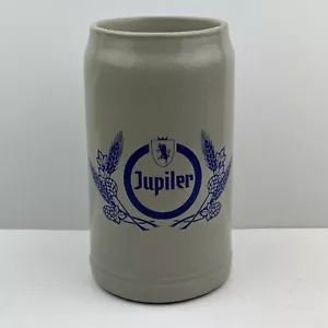 JUPILER DEUTSCHES BIER STEINZEUG 1L KERAMIK BIER STEINBECHER EUC - Bild 1 von 24