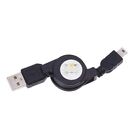 Retractable USB male to 5 - pin  USB Cable  and synchronization J7T88556