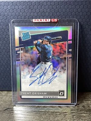 2020 Donruss Optic #RRS-TG Trent Grisham Rated Rookies Signatures Holo - Image 1 of 2