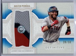 2020 Topps Definitive Baseball Jumbo Dustin Pedroia Patch Red Sox 28/30 - Bild 1 von 1