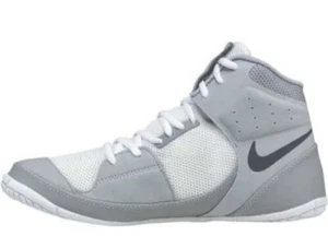Nike Mens Fury Wrestle Shoes MMA Combat Gray White AO2416-101 Choose Size 11.5 - Picture 1 of 5