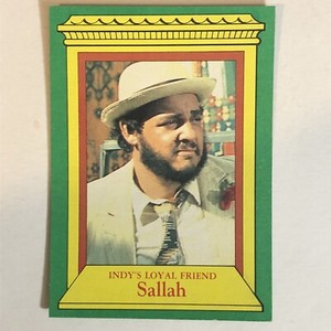 Raiders Of The Lost Ark Trading Card Indiana Jones 1981 #9 John Rhys Davies