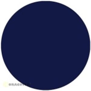 Oracover Bügelfolie Dunkel-Blau 052 Bespannfolie Folie 1m Dunkelblau