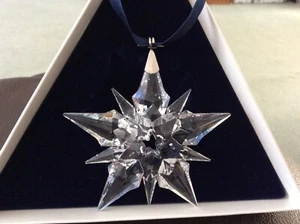  Swarovski 2001 Annual Large Snowflake Star Christmas 267941 Boxed RARE! Sehr guter Zustand - Bild 1 von 5