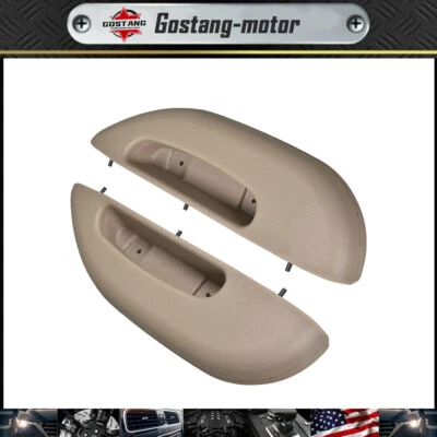 Reposabrazos de puerta bronceado delantero izquierdo+derecho 2 piezas para camioneta GMC Savana 1500 2500 3500 1996-02 Foto 1 de 4