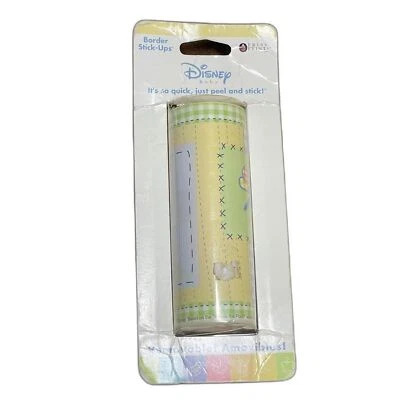NIB Vintage Disney Baby Border Stick-Ups - Winnie the Pooh Nursery Wall Border - Image 1 of 4