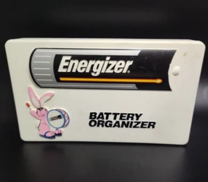 Vintage Advertising Plastic Energizer Bunny Battery Organizer Storage Box Used - Picture 1 of 19