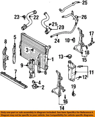 Used Engine Coolant Reservoir fits: 2001 Bmw 330I 3.0 Grade A - Image 1 of 2
