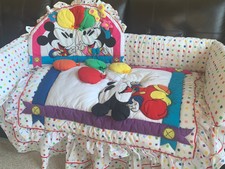 vintage mickey mouse crib bedding