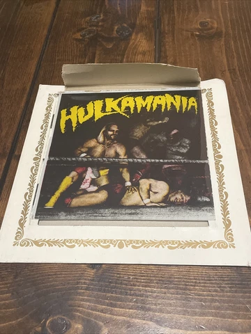 Hulkamania Hulk Hogan Mr. T glass art 6"x6" tile carnival mirror wwe wwf vintage Cover