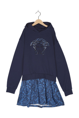 Abito Versace Tg EU 152 Blu Bambina Nuovo