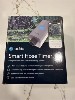 Rachio Smart Hose Timer with WiFi Hub for Outdoor Watering - New - Easy Install - Image 1 of 4