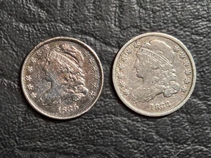 Schön aussehende 1833 & 1835 Büste Groschen - Bild 1 von 2