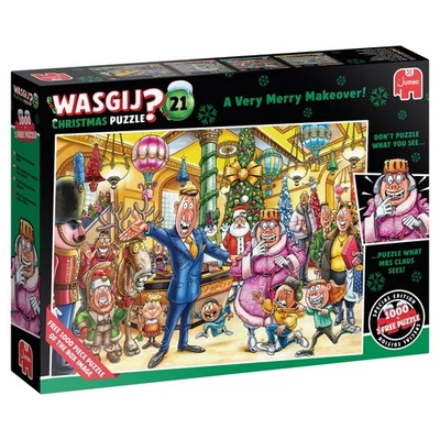 Wasgij Christmas 21 A Very Merry Makeover! Puzzle (1000 Pieces) - Immagine 1 di 2