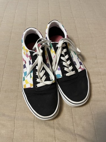 Scarpe donna Vans Rainbow Check taglia 7 5