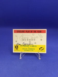 Dan Rooney signed 1964 Dallas Auto Steelers Play of the Year card JSA Auth - Picture 1 of 2