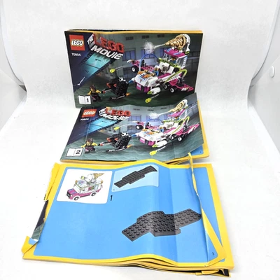 Lego 70804 Ice Cream Machine Lego Movie Set Manuals Only USED/DAMAGED - Image 1 of 4