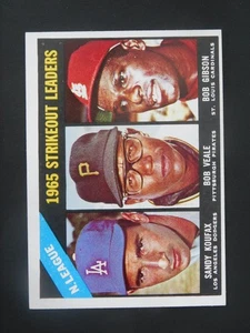 1966 Topps Baseballkarte #225 Strikeout Leaders (EX-MT) - Bild 1 von 2