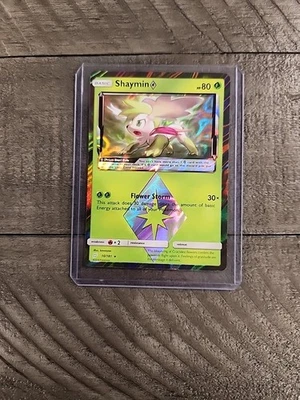 Shaymin 10/181 Team Up Prism Star Rare Holo Pokemon Card NM - Image 1 of 2