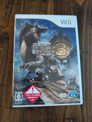 NINTENDO WII MONSTER HUNTER 3 TRI JAPAN Import US Seller - Image 1 of 3