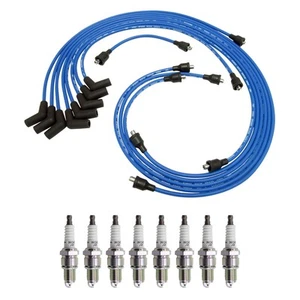 NGK 7mm Wire Set 8 Nickel Spark Plug Kit For Charger Road Runner Satellite V8 - Picture 1 of 1