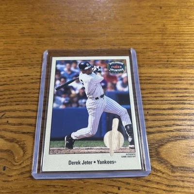 Fleer Splendid Splinters 2003 Derek Jeter/349 juego usado reliquia de murciélago gema SP DJ-SS Foto 1 de 2
