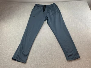 Under Armour Hose Herren Large grau ColdGear Fleece gefüttert Track sportlich locker - Bild 1 von 15