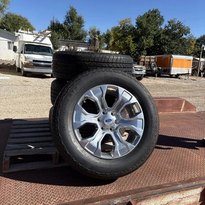 2022 Ford F-150 Platinum OEM Tires and Rims Set of 4 - Image 1 of 4