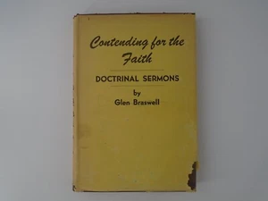 1950 Glen Braswell Contending for the Faith River Oaks Baptist Texas HCDJ - Imagen 1 de 5