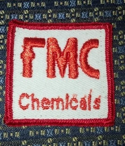RARE VINTAGE FMC CHEMICALS Sew-On Patch - Picture 1 of 2