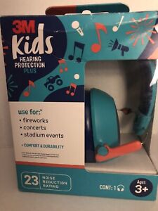 3M Kids Hearing Protection Plus Noise Reduction Headphones Ages 3+ 23 Decibels