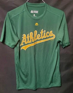 Athletics Majestic Coolbase Type Shirt - Picture 1 of 2