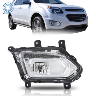 DRL Fog Lights Lamp Fit For 2016-2017 Chevrolet Equinox Premier LTZ Right Side — 第 1/4 张图片