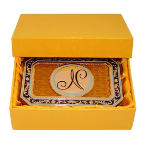 Boite collection Luxe monogramme de Napoléon/ Tabatiere box Fabergé style email - Imagen 1 de 4