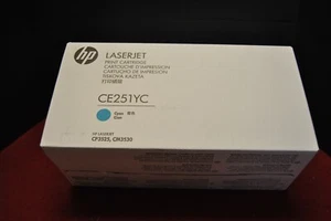 HP LaserJet 504A CE251 YC NEW FACTORY SEALED Print Cartridge* CYAN* - Picture 1 of 3