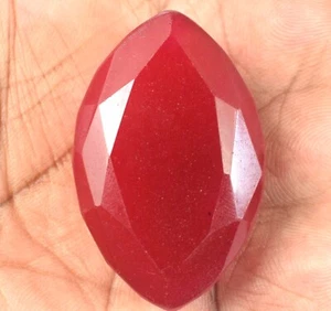 169.90 Ct Natural Marquise African Red Ruby Gemstone Valentine Day Offer - Picture 1 of 9