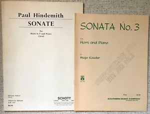 COLLECTION HORN MUSIC -HINDEMITH, SAINT-SAENS, DUKAS, SCHMIDT, KAUDER PB VG+ - Picture 1 of 3