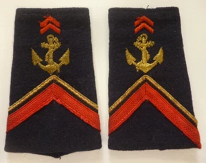 PAR DE DIAPOSITIVAS DE RANGO DE MARINES FRANCESES - Imagen 1 de 1