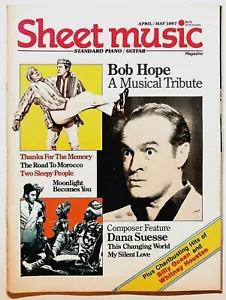 Sheet Music Magazine May 1987 Bob Hope Billy Ocean Whitney Houston - Foto 1 di 1