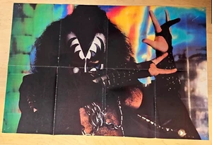 Hard Rock Band KISS Gene Simmons Photo Rock and Roll Print Poster Vintage - Picture 1 of 6