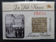 2018 Pieces Of The Past Louisana Purchase Newspaper Relic