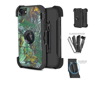 For Apple iPhone 7 8 SE 2020 Kickstand Belt Clip Holster Phone Case Cover - Picture 1 of 18