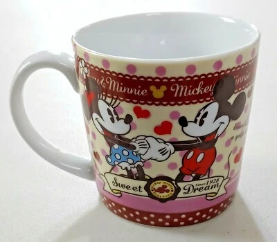 Retro Mickey & Minnie Mouse: Sweet Dreams - 12oz. Taza de café/té Foto 1 de 4