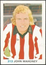 FKS 1977/78 SOCCER STARS- #313-STOKE CITY-JOHN MAHONEY