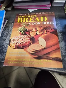 Better Homes & Gardens Homemade Bread Cookbook Vintage 1st Edition j280 - Imagen 1 de 1